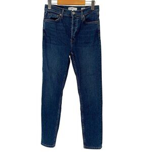 Re/Done Originals Jeans High Rise Ankle Crop Stretch 2018 Size 28